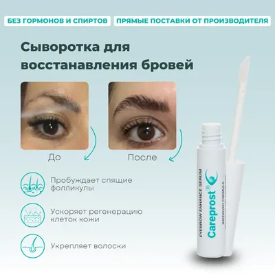 Пептидная сыворотка для роста бровей Карепрост, Капиксил 5% CAREPROST  35534149 купить за 1 020 ₽ в интернет-магазине Wildberries