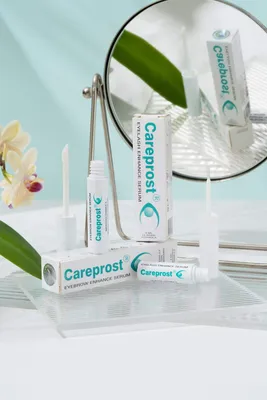 Карепрост (Careprost) для роста ресниц и бровей, Оригинал, 3 мл, свежий