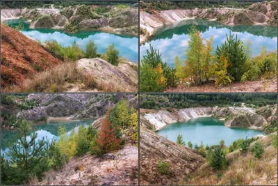 Суворовские карьеры в Тульской области. Россия.