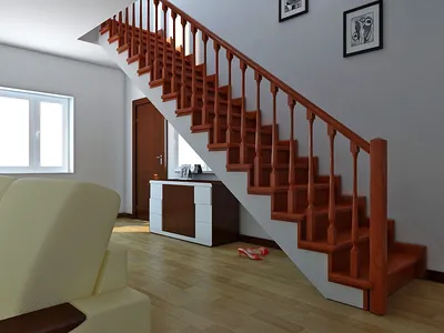 Металлическая лестница на двух косоурах под заливку ступеней бетоном |  Лестницы Арлес