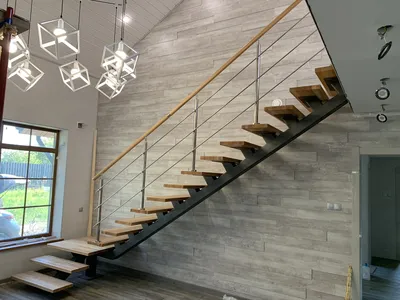Лестница в каркасном доме, лестница на 2 этаж для каркасного дома:  материалы и особенности