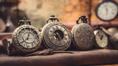 Кварцевые карманные часы с двойным циферблатом | AliExpress