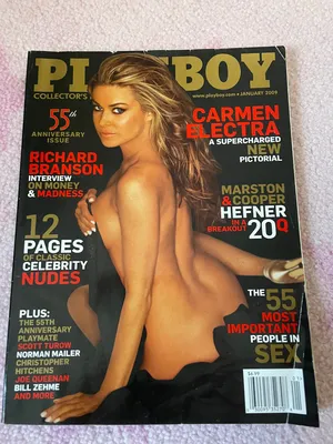 Playboy Magazine January 2009 carmen Electra 55th Anniversary Issue - Etsy  Canada