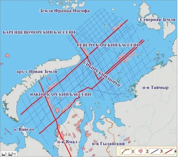 Россия: Карское море и тундра на его побережье