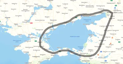 Азовское море карта курортов. Подробная карта побережья.