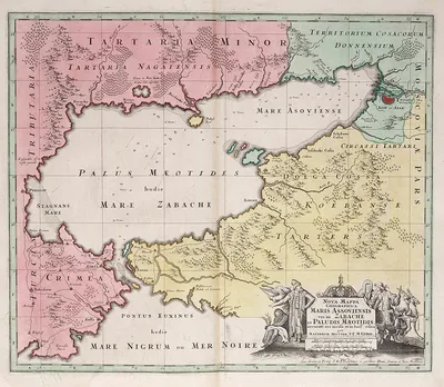 Карта азовского моря фото фото