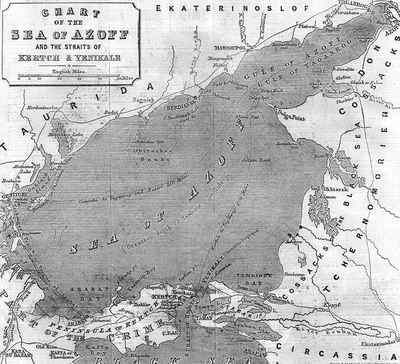 Черное и Азовское море, карты