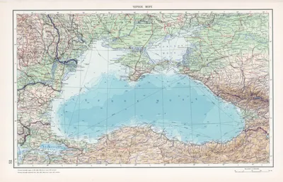 Карта побережья Черного моря и Азовского моря - расположение курортов на  побережье - Отдых в Сочи, Анапе, Геленджике и на море