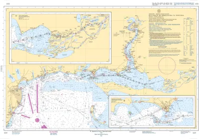 Карта Чёрного моря, 1954 г. — Картографический архив || старые карты