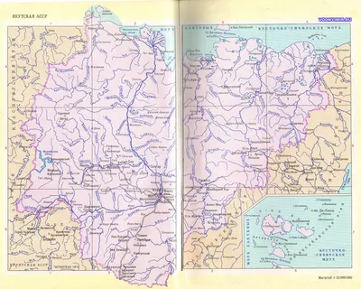 Карта Якутии — скачать карту