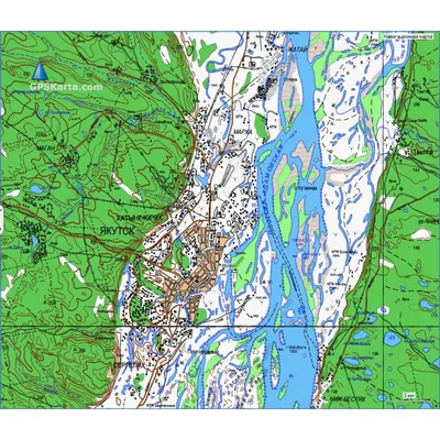 Подробные карты Якутска | Детальные печатные карты Якутска высокого  разрешения с возможностью скачать