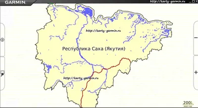 RussiaOutdoors - Путешествия по России. Карта ЯКУТИИ