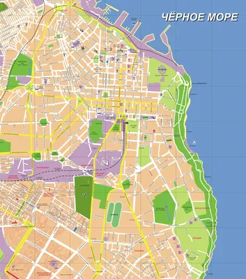 Карта Одессы - подробная интерактивная карта Одессы с улицами и адресами,  отдых в Одессе - гостиницы, пансионаты, отели жилье