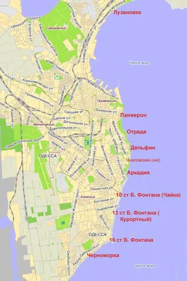 Карта и описание пляжей Одессы. Веб-камеры. — Анна Комлыченко