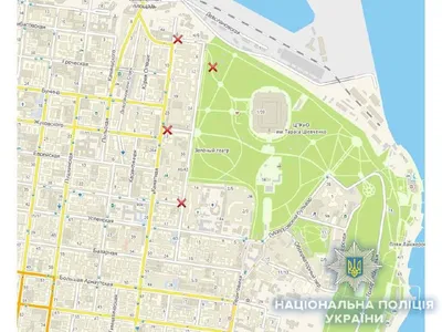 Карта-схема центрального парк культуры и отдыха им. Т.Г. Шевченко  (Александровского парка)