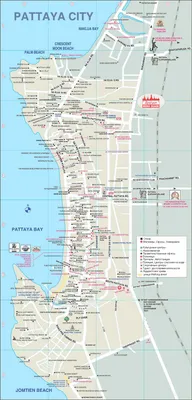 Отпуск.com / Карта Паттайи