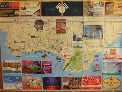Карта Паттайи с отелями и маршрутами тук-туков, плюс советы | Вокруг  Таиланда | Дзен
