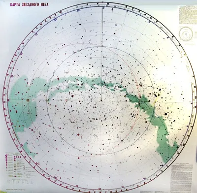 Карта звездного неба | Пикабу