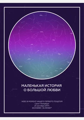 Купить Карта звездного неба, размер 1120*1370 мм, 2-х листовая: в Алмате,  Астане • Цена на Офис Эксперт - oe.kz