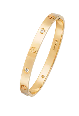Браслет Cartier Love 4 Diamond Rose Gold Bracelet B6069917 (36040) купить в  Москве, выгодная цена - ломбард на Кутузовском