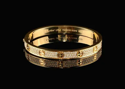 Золотой браслет Cartier Love Size 17 купить в Москве