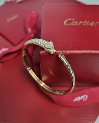 Браслет Cartier Love из розового золота 750 пробы с сапфирами, гранатами и  аметистами 12030 - купить сегодня за 550000 руб. Интернет ломбард «Тик –  Так» в Москве