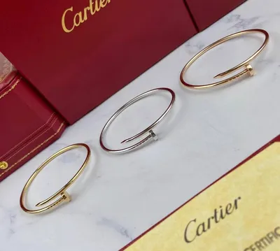 Браслеты Cartier Love с отвёрткой в фирменной упаковке