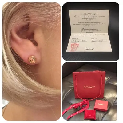 Jibek_jewelry - Серьги висячие CARTIER из желтого золота... | Facebook