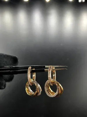 Купить Серьги cartier trinity earrings 80083231