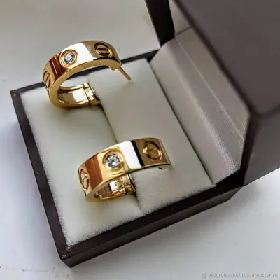 Серьги Картье Тринити 10053 купить в Москве | Love Jewellery
