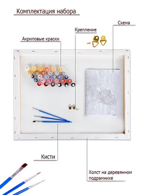 Купить Картина по номерам красками Белоснежка Котовасия, 30х40 см, (на  холсте) в Минске