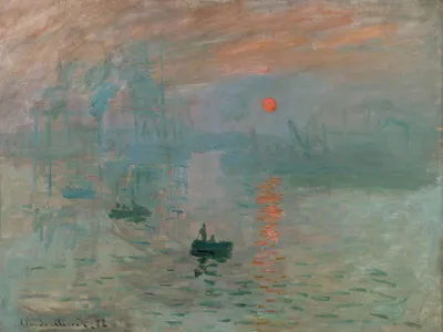 Купить репродукцию картины Monet Claude - Впечатление. Восходящее солнце в  Москве