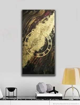 Картина часы настенные модульные для декора спальни Ночной пейзаж 30х50  30х60 30х50 см (ID#1380725095), цена: 1145.60 ₴, купить на Prom.ua