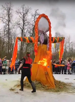 Чучело Масленицы традиции зачем сжигают и как называется