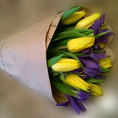 Делаем букет тюльпанов к 8 Марта: Мастер-Классы в журнале Ярмарки Мастеров