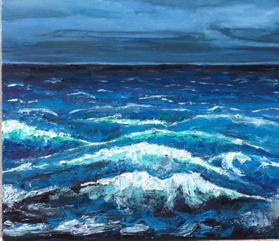 Репродукция картины моря: Капри — Русский художник Айвазовский Иван
