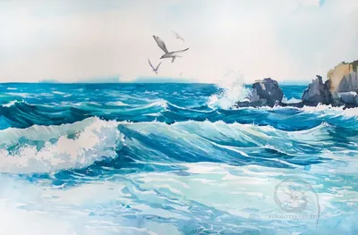 Картина \"Морская волна\" в магазине «ART MIRACLE» на Ламбада-маркете