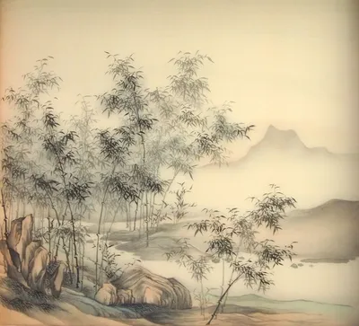 Живопись на шелке - два сокровища Китая | Oriental Mos Gallery | Дзен