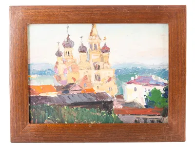 Картина Зима в СССР. Размеры: 50x40, Год: 2020, Цена: 9500 рублей Художник  Лазарченко Наталия Павловна