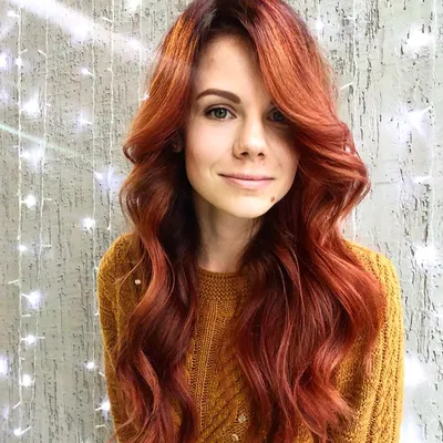 cool Страстные красные волосы (50 фото) — Актуальные методики окрашивания и  оттенки 2017 года Ch… | Окрашенные красные волосы, Рыжий цвет волос,  Осенние цвета волос