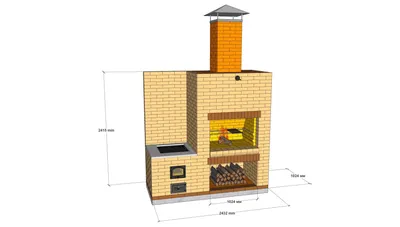 Фото каталог барбекю из кирпича. Узнать цену под ключ. | Барбекю, камины и  печи
