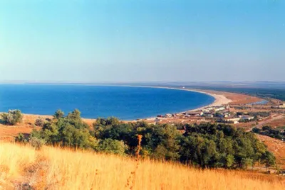 Пляж в Азовском - карта, фото, описание