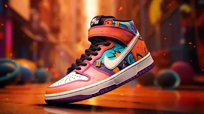 Кроссовки Nike Air Jordan 1 Retro High Tie Dye купить в Минске