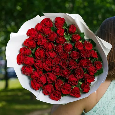 51 кенийская роза микс в красивой упаковке доставка в Улан-Удэ | Цветочная  лавка