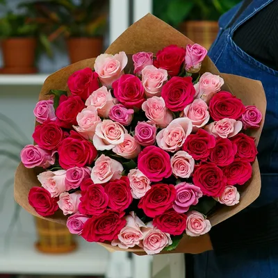Букет из 21 кенийской розы (Экстра)» с розами - купить в Орле за 5 440 руб