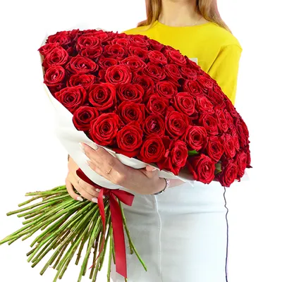 Акция! 51 кенийская роза микс доставка в Красноярске | ФлоРум24