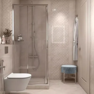 Отзыв о Kerama Marazzi Монфорте: плитка с узором для стен туалета