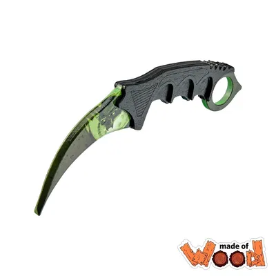 Cheap Unique Wooden Karambit Knife: Safe, Stylish Toy for CS:GO CS2  Enthusiasts, Maskbro | Joom