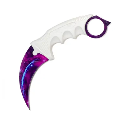 Karambit White Galaxy | Real CS2 custom made IRL by LootKnife