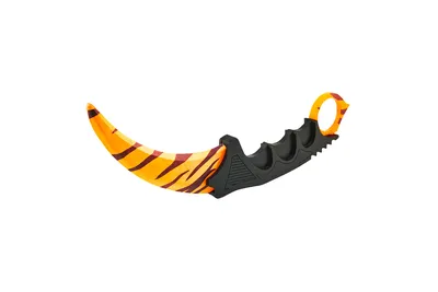 Karambit «Tiger Tooth — Case Hardened» для CS 1.6